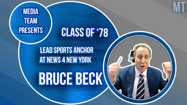 Gianna Nigro of ICTV's Media Team sat down with Bruce Beck '78, lead sports anchor of News 4 New York! Check out a preview of this exciting interview at <a href="/ICTVSports607/">ICTV Sports</a>, or watch the whole thing at bit.ly/ICTV_YT!