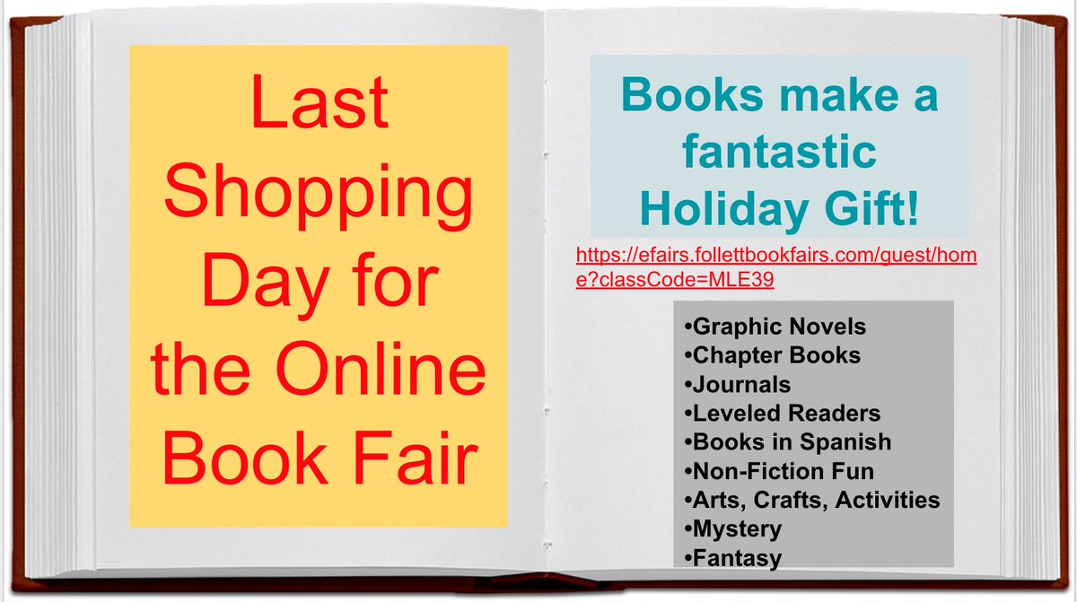 StrachnLMS23's tweet photo. Last Day To Shop Ross Book Fair! #RossPride#Proud2BD23@PHSD23@d23Ross@StrachnLMS23
https://t.co/mlXkmecagR https://t.co/fp2VSF8Isv