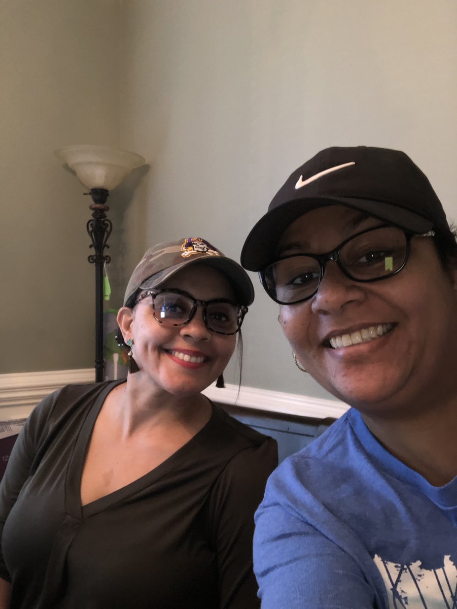 RobbinCooper3's tweet photo. Sometimes you need to get away with your accountability partner,sister,friend and be about your Dissertation writing business. Thanks @RYellock for hosting a very productive weekend. I know this will be the first of many long nights and weekends. We got this. https://t.co/oeZIidctgS