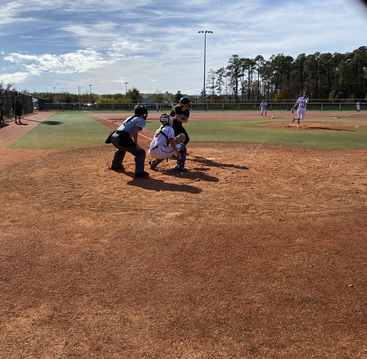 Happening now on Field 1: 
1:00pm 18U Championship Game
Williamsburg Starz Gold Bunn vs Wichita Mustangs