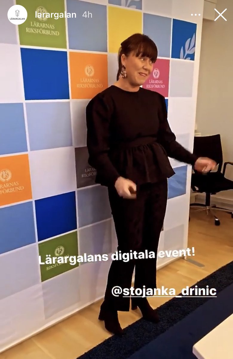 Stoja3's tweet photo. Trots tekniskt strul vill jag tacka @beatakull och @larargalan för otroligt välordnad Lärargala och den stora äran att få hålla i ett digitalt seminarium till landets nominerade trots omständigheterna.
Alla vi i Svensk skola❤️tackar ER! #larargalan #skola #stockholmstad https://t.co/T783rTzplt