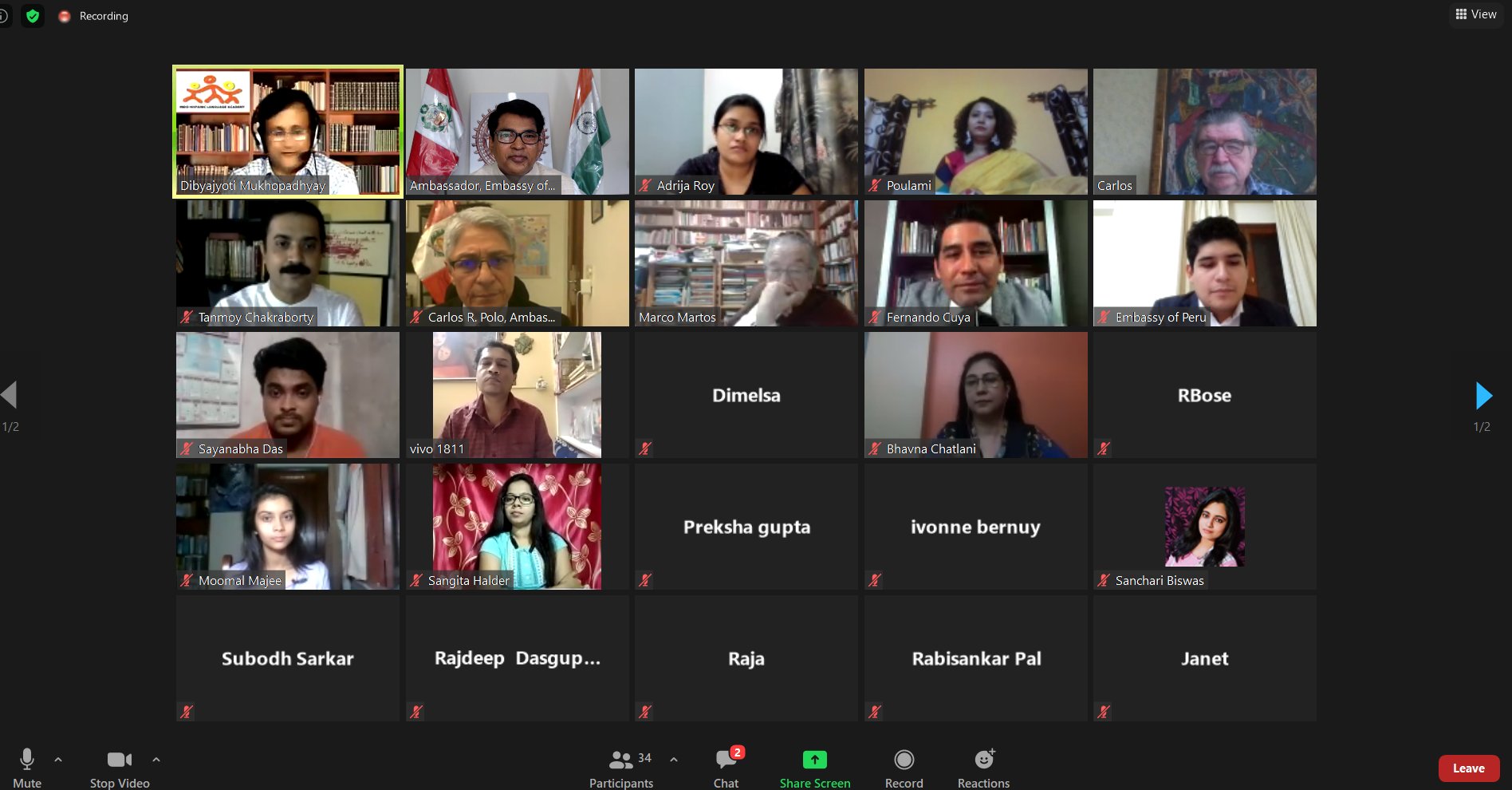 India in Peru & Bolivia on Twitter "Amb Subbarayudu & Amb CarlosPolo