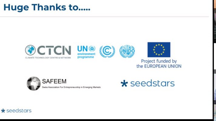 gboyenautics's tweet image. CTCN CLIMATE INNOVATION LABS (AFRICA)
 72hours (19th - 21st), i joined other mentors to provide knowledge &amp;amp; skills to early stage and young entrepreneurs from across Africa.
Amazing experience @UNFCCC_CTCN @UNFCCC @Seedstars @UNEP @UNIDO #SAFEEM @anuragmaloo @EU_Commission #SDGs