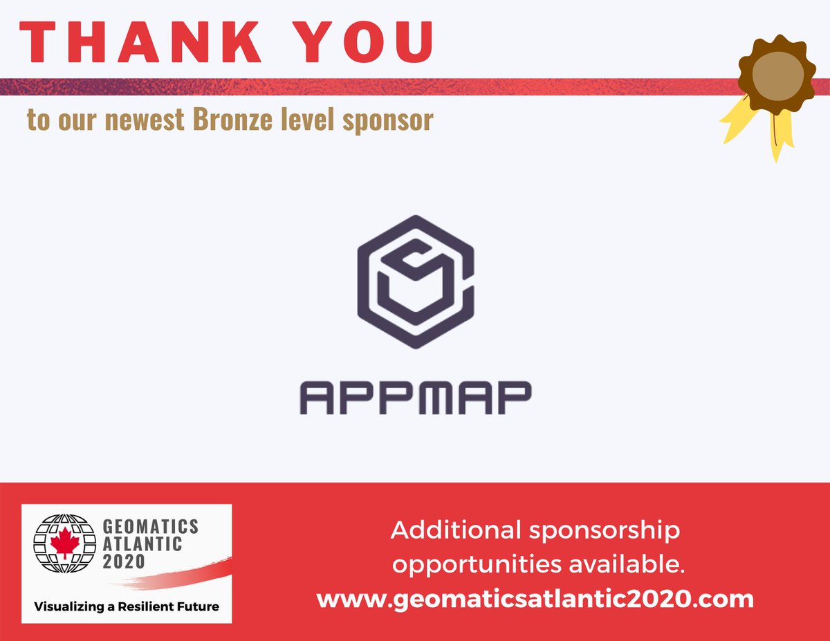 Never too late to take a moment to thank our sponsors!  We are grateful for the sponsorship of our newest Bronze Sponsor, AppMap!