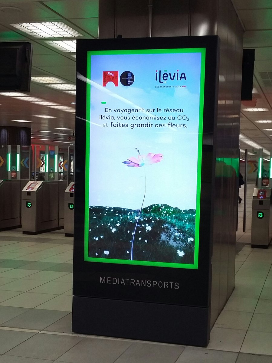 deboulille's tweet photo. En installant des écrans publicitaires dans votre réseau @ilevia_actu, vous épuisez les ressources de la terre 🌍 ! #greenwashing #StopPub 📵 https://t.co/lV1NXHnt9k