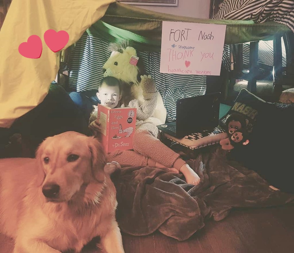 AuralieDove's tweet photo. #stayhome
#fortnash #fortchallenge 
Nash's virtual school assignment! @Nikhaight @DSBNVirtual https://t.co/Cc9PsVDzgJ