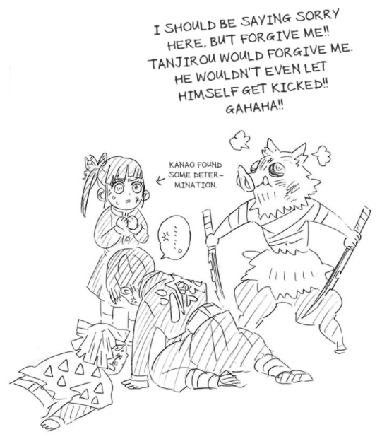 inosuke knowing he has tanjirou's unconditional love and support >>>>>>>>> 