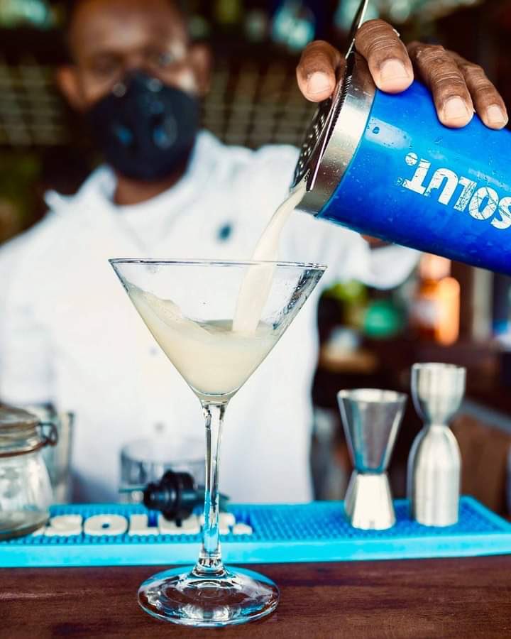 SelectaSly's tweet photo. Another day on the #job #covidseason #bartender #cocktails https://t.co/Po8eQ5c2G6