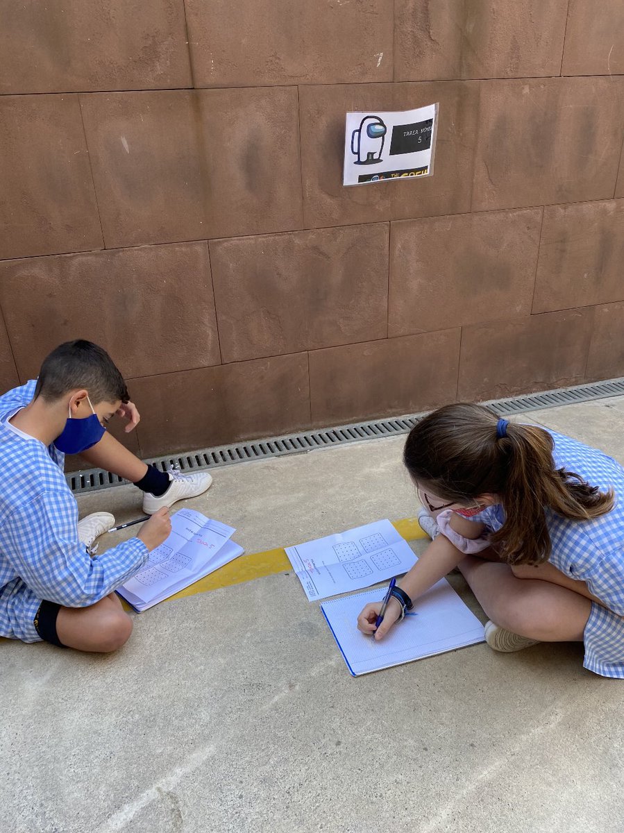 mercedaries's tweet photo. Els alumnes de 6è han jugat a una versió del joc Among Us en la vida real, amb tasques de matemàtiques!!
#fsf6prim #amongus #lesmatesmolen https://t.co/GilQlT1xqd
