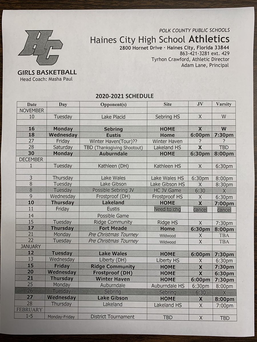 ParisM2021's tweet photo. My 2020-2021 Basketball Schedule https://t.co/ENTj3fS30p