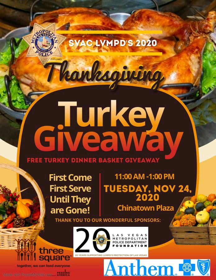 Will be helping out this Tuesday to hand out Turkey's to families in need.