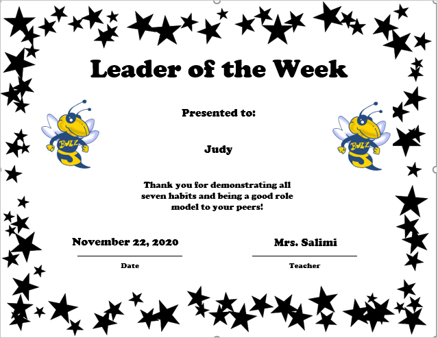 KatherineSalimi's tweet photo. Congratulations to Judy, our new Leader of the Week! https://t.co/m2BpREQtTm
