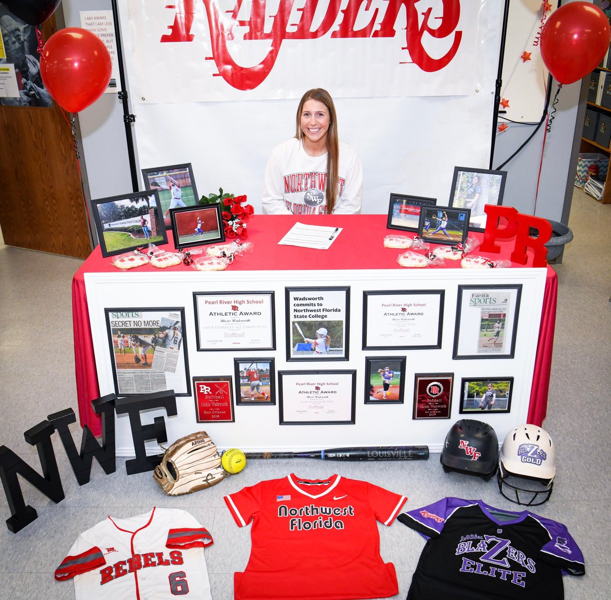 Congrats to our girl, Lexy Wadsworth! Northwest Florida State is getting a great player! 🥎😀 #WeArePR