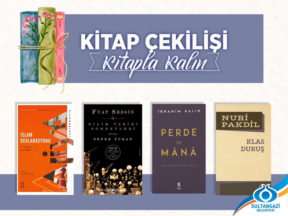 sultangazibeled's tweet photo. KİTAP ÇEKİLİŞİ 📚

Her zaman kitapla kalın diye;
Bu güzel seti, 20 kişiye hediye ediyoruz. (10 Twitter + 10 instagram)

@avadursun ve @sultangazibeled takip et ✅
 
Retweetle ve iki arkadaşını etiketle ✅

Sonuçlar 27 Kasım Cuma günü açıklanacaktır.

#SultangaziSultanŞehir 💫 https://t.co/RfBQcwBvmV