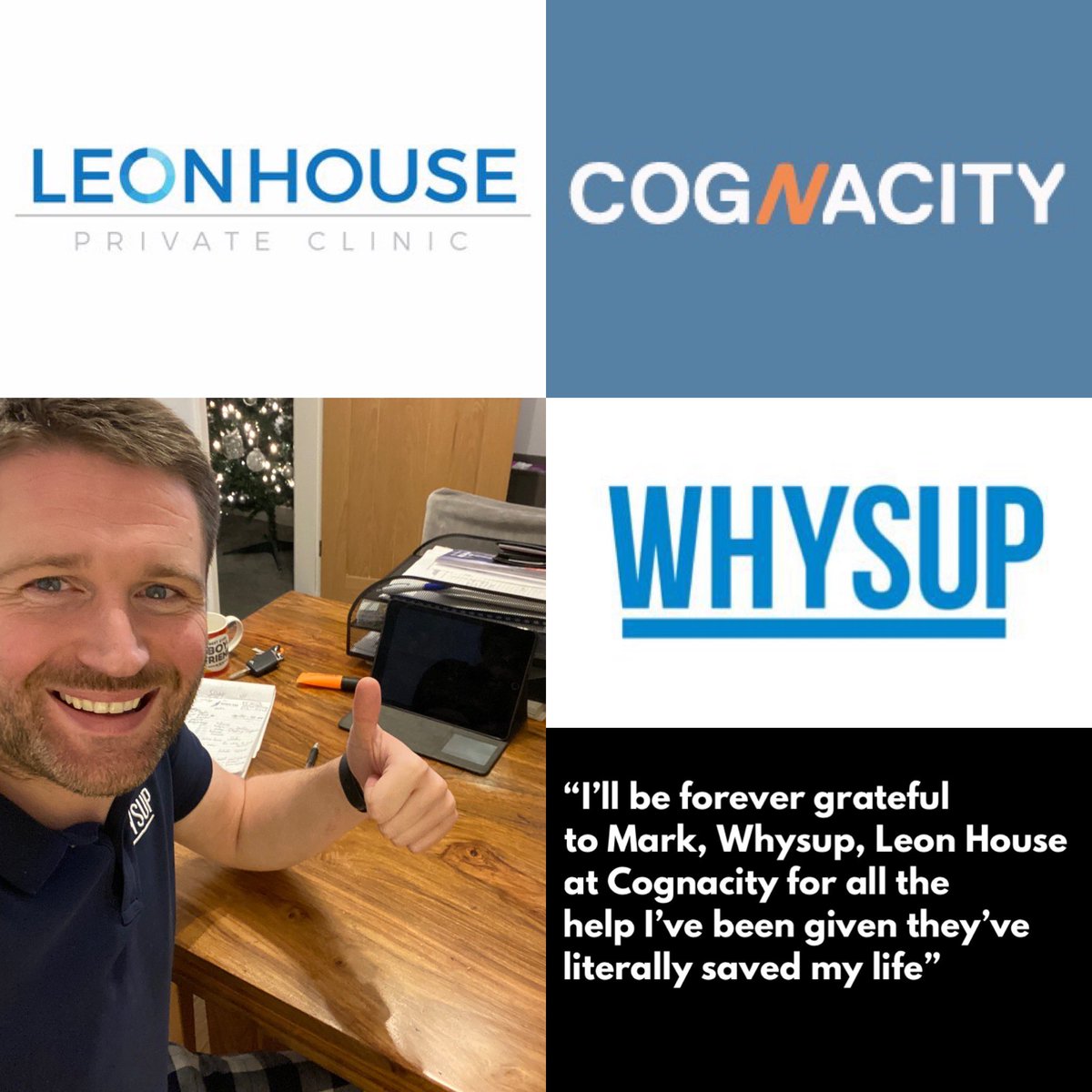 whysupofficial's tweet photo. Another fantastic virtual treatment programme weekend put on by @LeonHouseClinic & @Cognacity.
If you’re struggling with gambling and want some free help and support, then please get in touch.
A massive well done to those that attended.
#PandemicProof
#ProblemGambling https://t.co/c5dlixpkew
