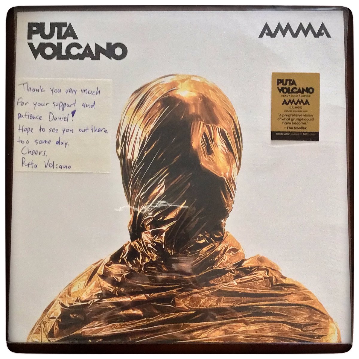 RiffHaven's tweet photo. I’m breaking
Having seen too many ends
I’m choking
Struggling to let go
🎼
Entropica by Puta Volcano from AMMA as featured on Riff Haven Episode 200
#turnitupto11 #RiffHaven #VinylRecords #Vinyl #Records #StonerRock #FuzzRock #PutaVolcano #IOTA5Records https://t.co/VuOH1xS1XG