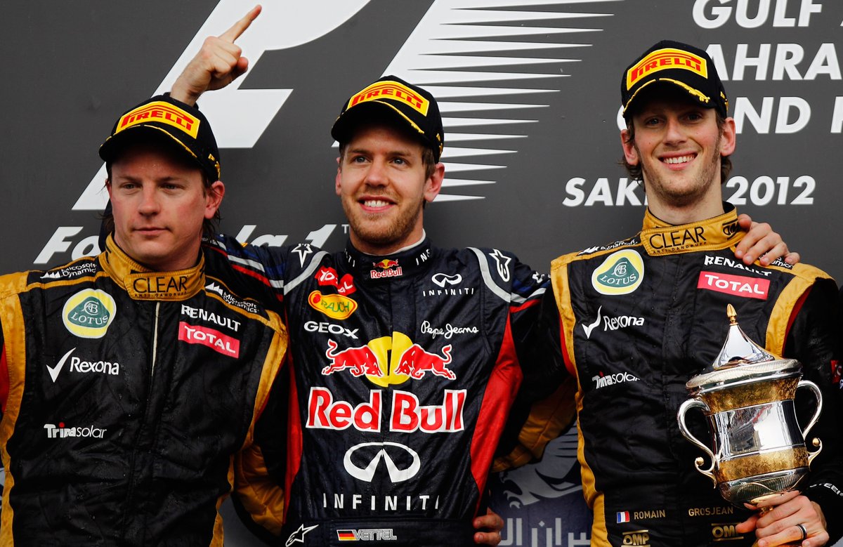 Here's the answer... did you get all of them?
8️⃣ Raikkonen, Hamilton
5️⃣ Vettel
3️⃣ Bottas
2️⃣ Grosjean
1️⃣ Perez, Leclerc
#BahrainGP 🇧🇭 (📸 2012) https://t.co/bBNVNqiMjd