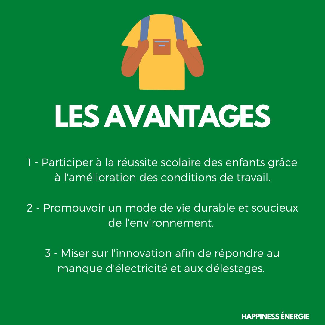happinessafrica's tweet photo. Happiness Énergie lance #Solarkid ! 

Un projet solidaire ayant pour objectif de financer des sacs solaires pour des enfants dans une école primaire à Douala. 

Pour plus d’informations, rendez-vous sur notre cagnotte en ligne 👇🏾

https://t.co/sFHBGiAJxs https://t.co/U9DpOwxypJ