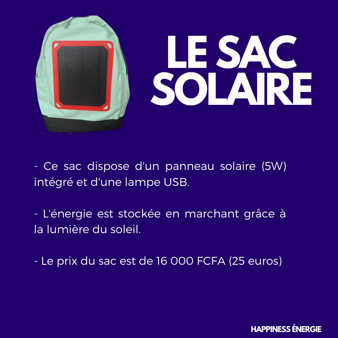 happinessafrica's tweet photo. Happiness Énergie lance #Solarkid ! 

Un projet solidaire ayant pour objectif de financer des sacs solaires pour des enfants dans une école primaire à Douala. 

Pour plus d’informations, rendez-vous sur notre cagnotte en ligne 👇🏾

https://t.co/sFHBGiAJxs https://t.co/U9DpOwxypJ