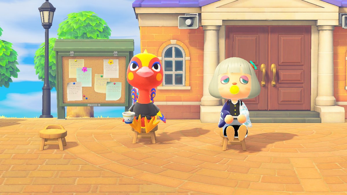 ぽちたです 明日初期住民のヒノコが引っ越し ます 風邪を引いて薬を届けた時に一番最初に写真をくれた大事な友達 ニックネームも一番最初につけてくれた 本当に寂しい思い出いっぱいありがとう いい島に行けるといいなあ あつまれどうぶつの森