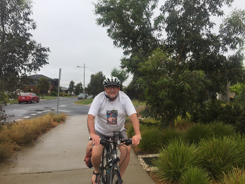 stuARTconcepts's tweet photo. Wearing a mask and lockdown has its rewards!
NO MASK! Thanks to all Victorians for making this possible. 24 days now of double donuts! 0 cases / 0 deaths.  #Victoria #cycling #COVID19Vic #MaskUpAmerica https://t.co/9PRwXrZmqp