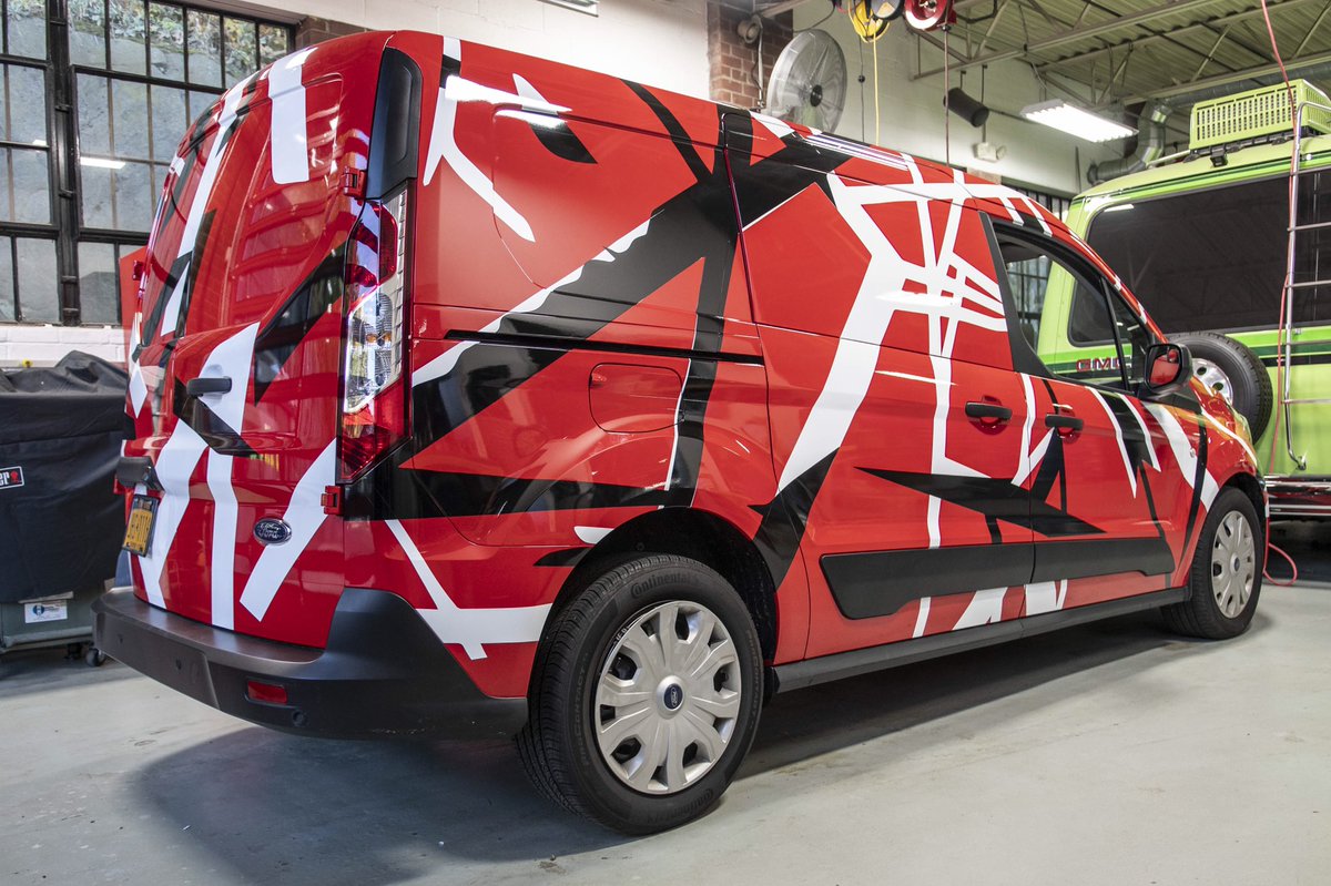 Our <a href="/Ford/">Ford Motor Company</a> Transit Connect shop van has new livery and a new name: Van Halen. 

A fun mobile tribute to the late, great Eddie.