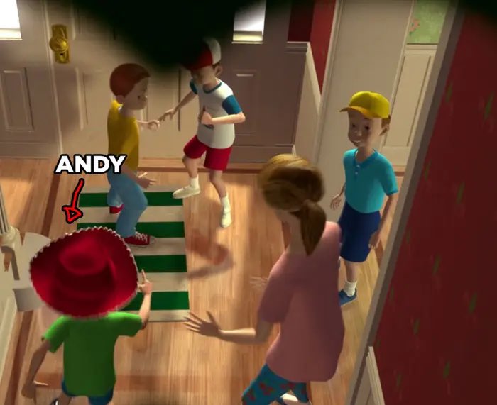 Factsonfilm's tweet photo. In 'Toy Story' (1995), all of Andy's friends are duplicates of him https://t.co/ubOU4tFhGJ