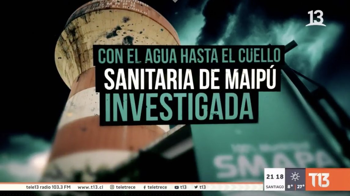#ReportajesT13 | Con el agua hasta el cuello: Sanitaria de Maipú investigada

EN VIVO por #T13Central 📺 » t13.cl/en-vivo/?t=160…