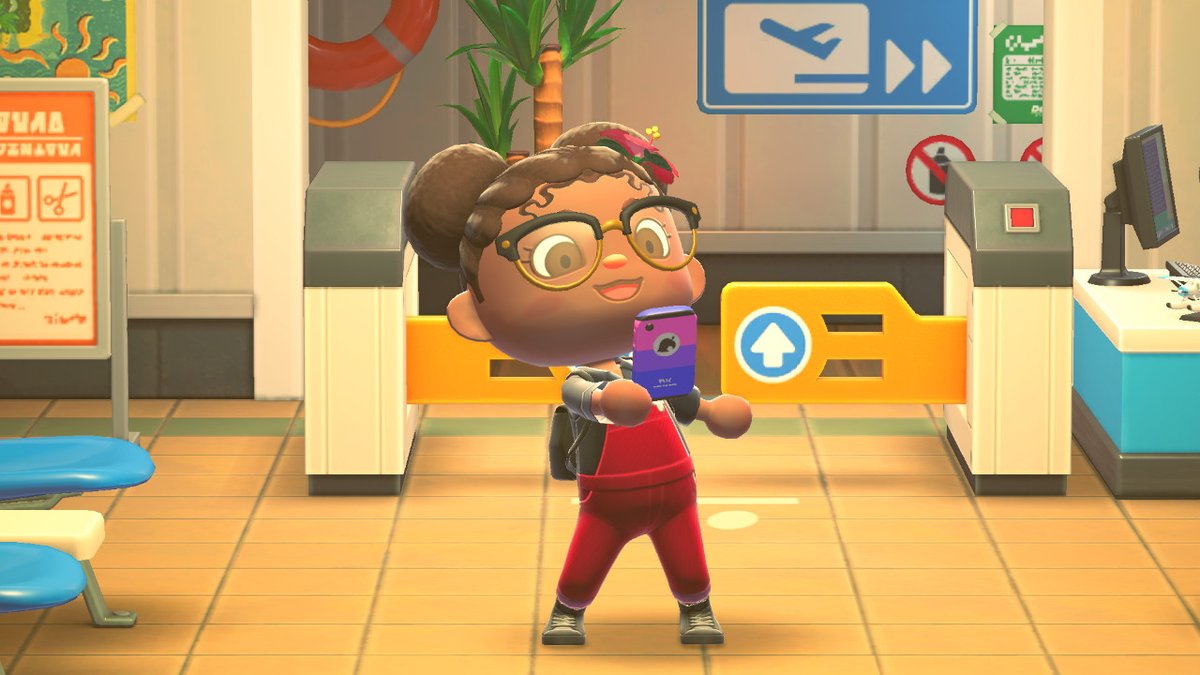 shayisplaying's tweet image. // acnh 
its an afro puff kind of day #AnimalCrossing #ACNH #NintendoSwitch