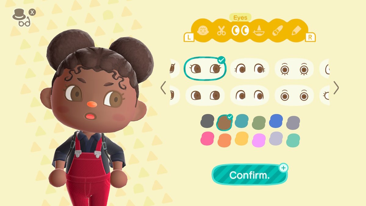 shayisplaying's tweet image. // acnh 
its an afro puff kind of day #AnimalCrossing #ACNH #NintendoSwitch