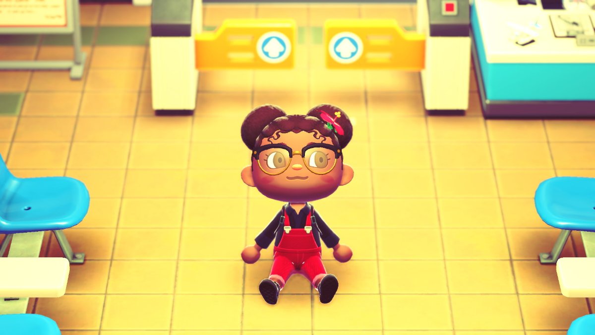 shayisplaying's tweet image. // acnh 
its an afro puff kind of day #AnimalCrossing #ACNH #NintendoSwitch