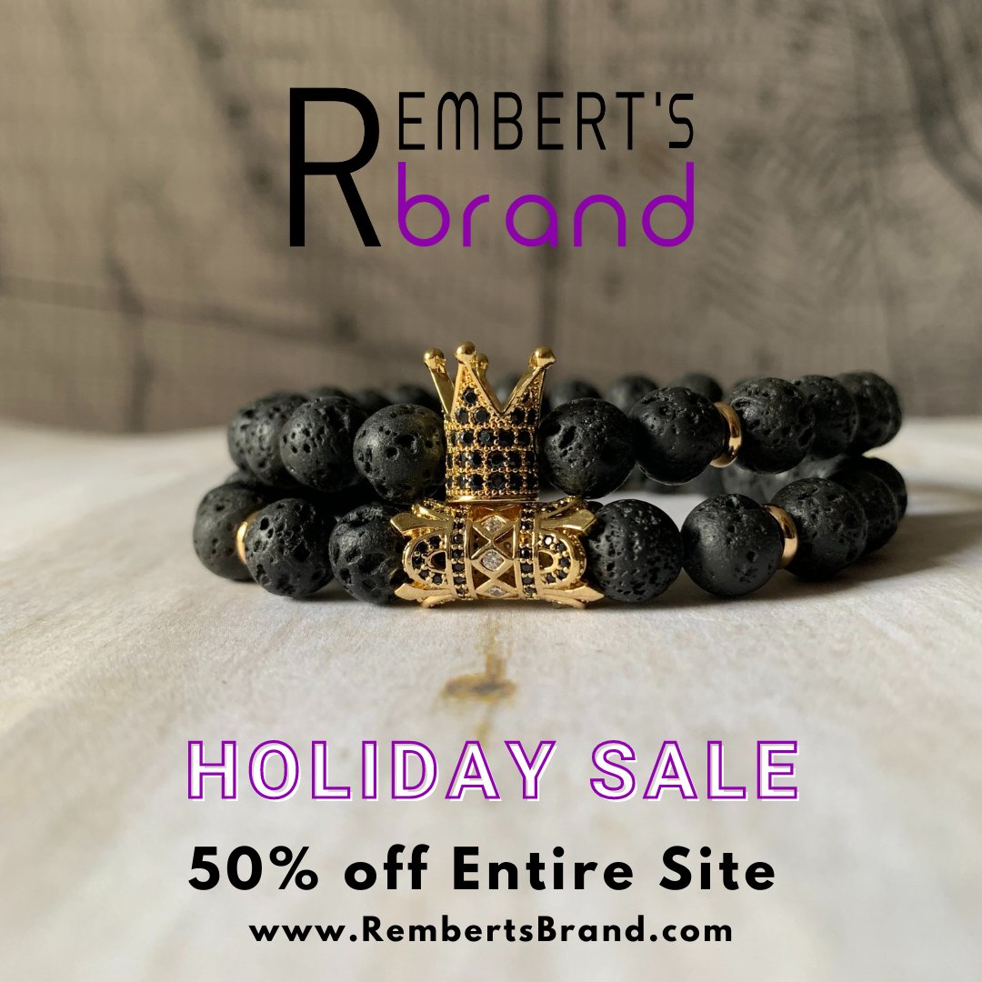 RembertsBrand's tweet photo. @sailorweenis Today, we’re going live with our holiday sale.
50% off the entire site! Grab your favorite beaded bracelets at the lowest prices. 
Based in NJ, we ship nationwide! 
https://t.co/Y8rgK5RqIj 
https://t.co/CA0hCOsLmx https://t.co/4LfwtGdqml