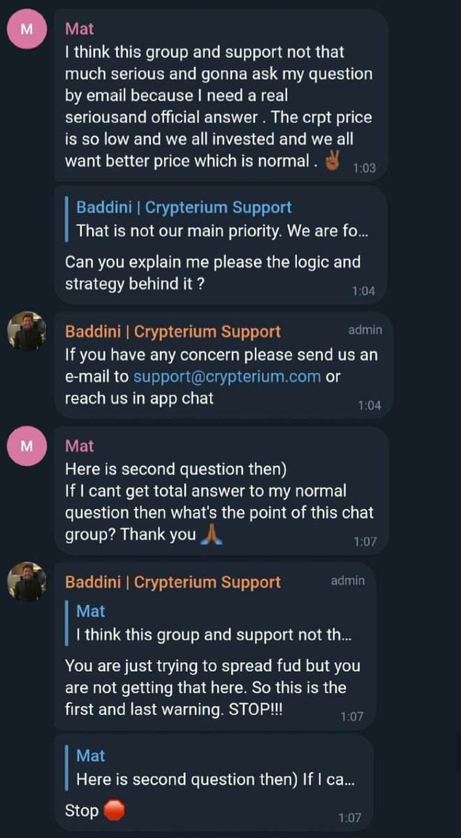 FightingFrauds's tweet photo. In 2018 @crypterium #scam promised their $crpt token would be listed on top 10 exchange by end of year. They said they were in contact with 10 major exchanges and all of them were ready to list this s*it. At the end of 2020 during bull run this fraud is collapsing

@CommunityTon https://t.co/nQSQV75Id6