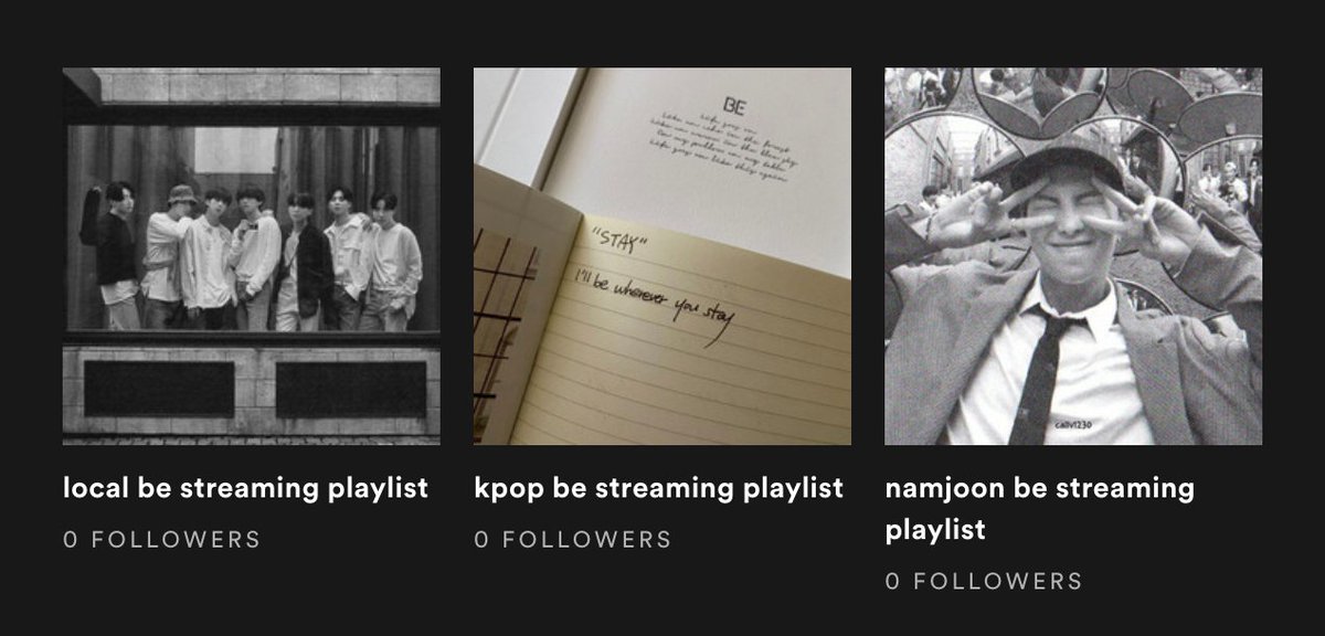 non kpop  https://open.spotify.com/playlist/4Hcgrlf87ij4bwD8Fla8re?si=r1yyOsChSxahr-Tfa-sXQwkpop  https://open.spotify.com/playlist/7cLPpJ86JF9qk3cbe4n3bC?si=iYRXMapESoGdYIOJ7gUZVwnamjoon  https://open.spotify.com/playlist/1Rvzh7ffSMpuocjSlUgQSK?si=yMhCnX59RVimfl6iMMBBOw