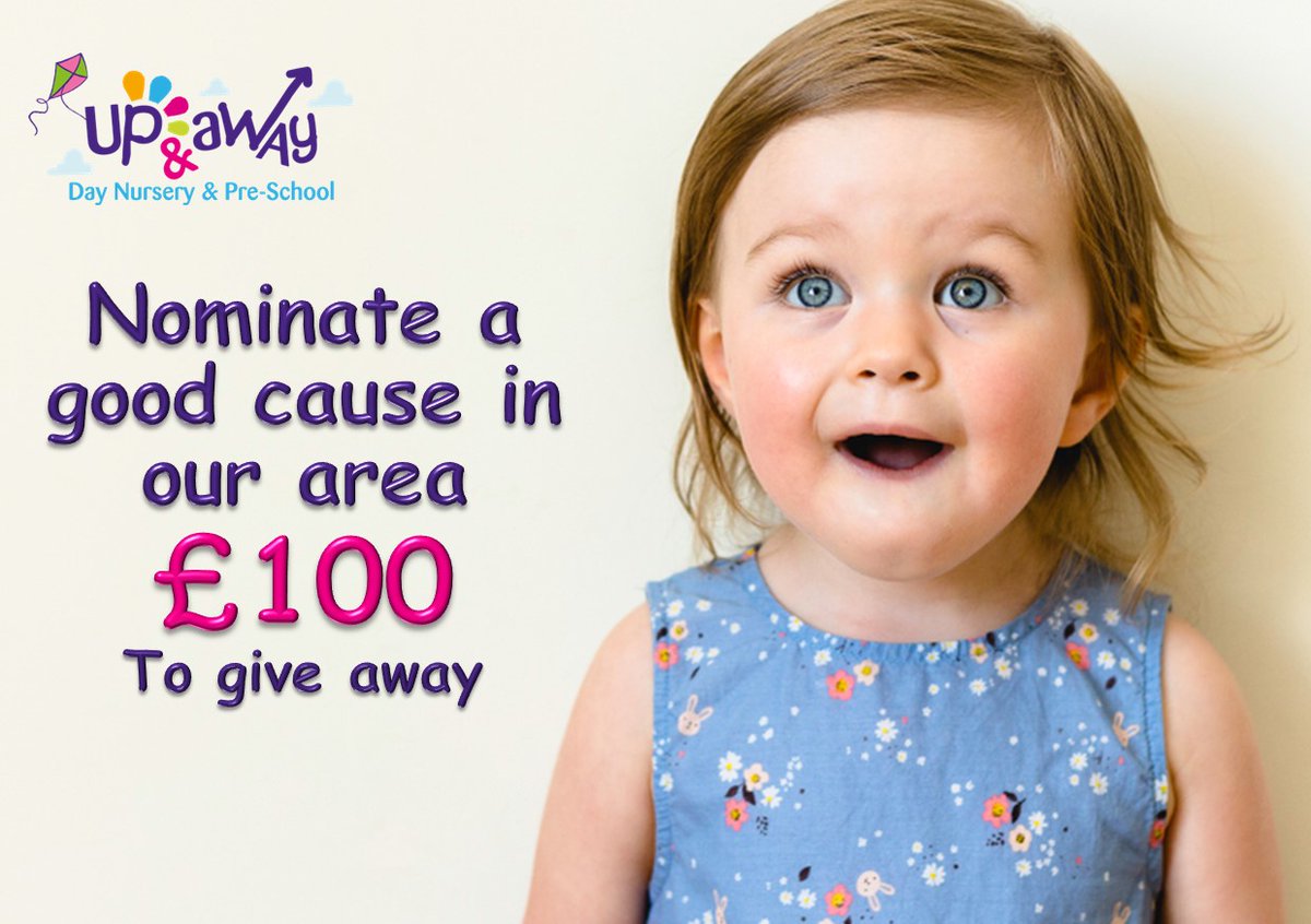 As a Nursery we would like to support a local charity or good cause this Christmas by making a £100.00 donation. We would like to hear from you what local charity or good cause you would like us to support this year.

Head to our FB page to register bit.ly/35LKp09