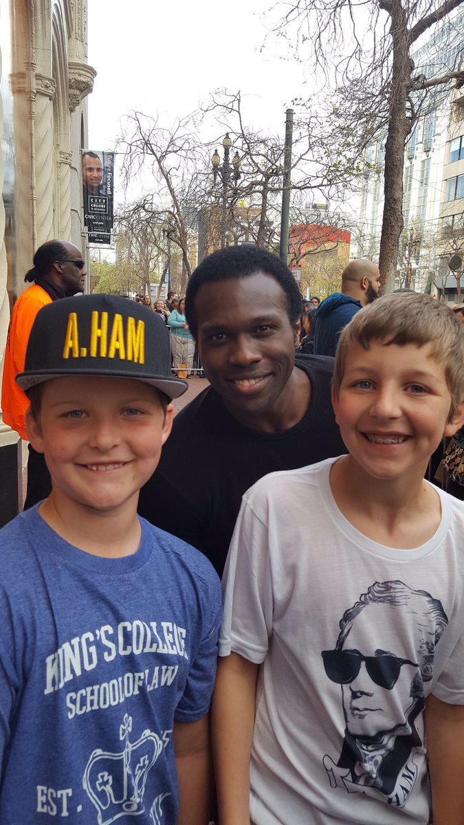 jus4today's tweet photo. @joshuahenry20 @nbc My kids and I still talk about your performance in SF! They also wonder if they’re the only fans who have given you salad dressing as a gift 😂 https://t.co/jBnHBMgO9E