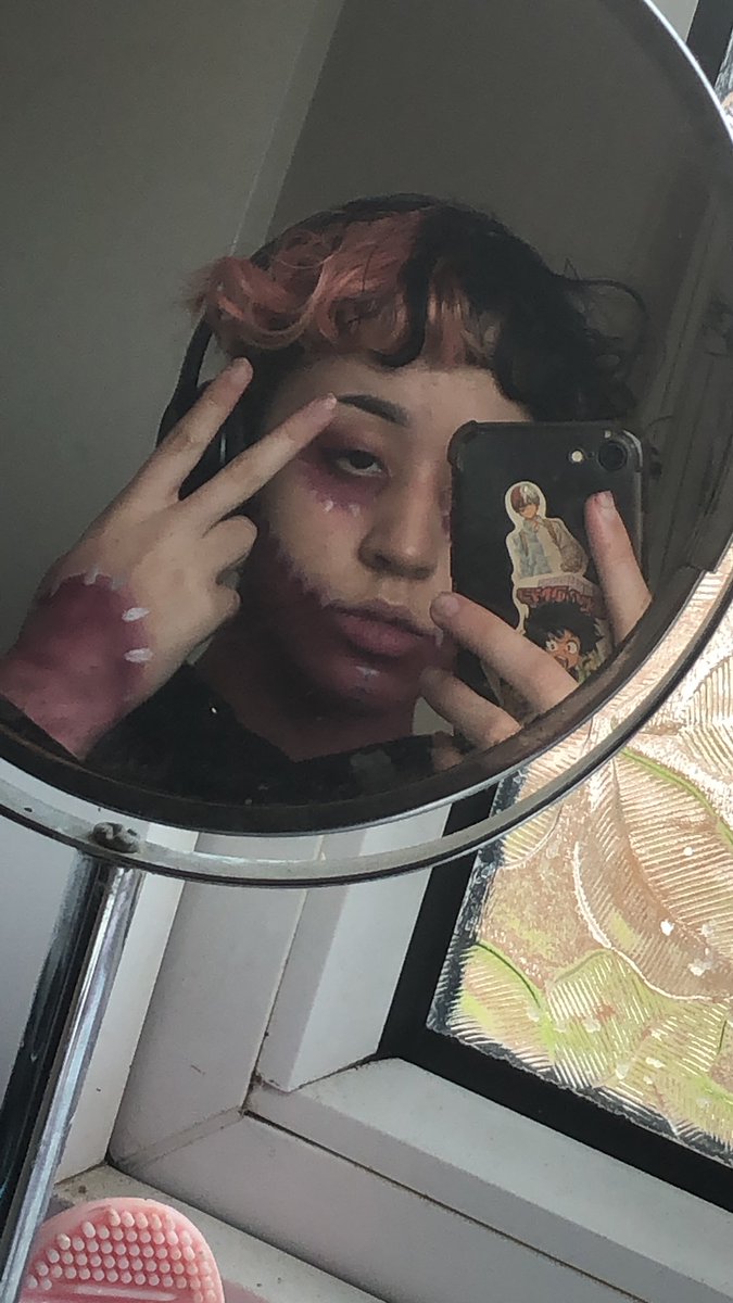 Tylxr_Tylxr's tweet photo. I did a shitty Dabi cosplay a week back https://t.co/JwscvgC6Xi