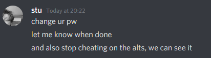 TheSpikeVerse's tweet photo. ???
WHERE IS THE FUCKING PROOF I CHEATED???
ITS NOT LIKE SOMEONE HACKED INTO MY ACC AND ADDED THE COINS TO FRAME ME IN PLAIN SIGHT AND YOU TAKE THE BAIT. https://t.co/vhND83mAVC
