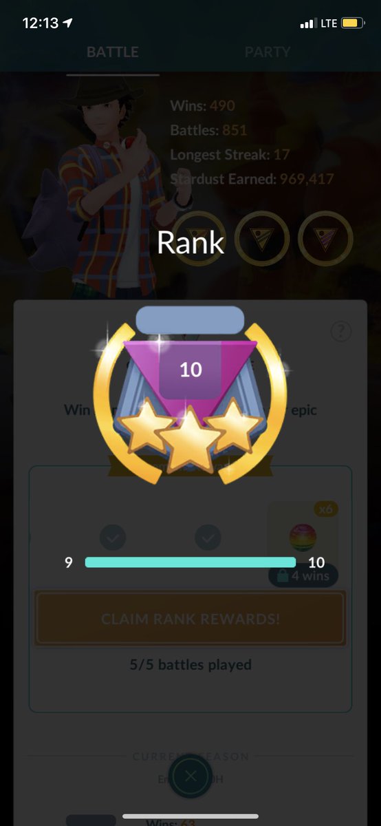 trayce_hellie's tweet photo. I know it’s a lot easier this season to reach rank 10 but it feels good to finally have the pikachu. And it’s 91! #PokemonGO #Rank10 https://t.co/iMSU4BCuXq