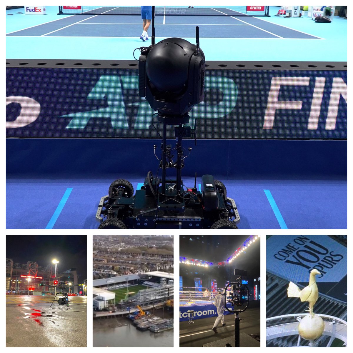 batcam's tweet photo. A Weekend of varied sports and varied camera solutions, #rugby , #boxing , #football and #tennis all covered with either #batcamFLY ,  #batcamHOLD , #batcamDRIVE , #batcamWIRE and #batcamHALO #batcam https://t.co/XqoNhi9FOY