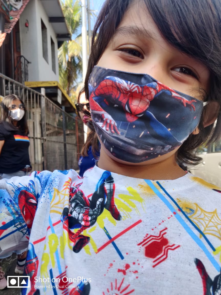 NikunjT63077089's tweet photo. #Spiderman #spidermanMask #myadorabledarling
#fightcorona #mask https://t.co/gmcBvJFCwc