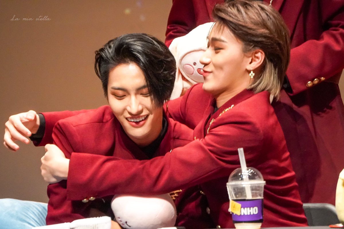  #SEONGHWA &  #SAN: some brothers you meet at birth and some brothers you meet along the way.