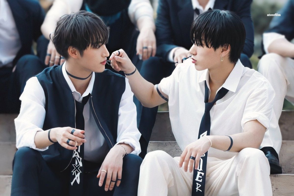  #SEONGHWA &  #SAN: some brothers you meet at birth and some brothers you meet along the way.