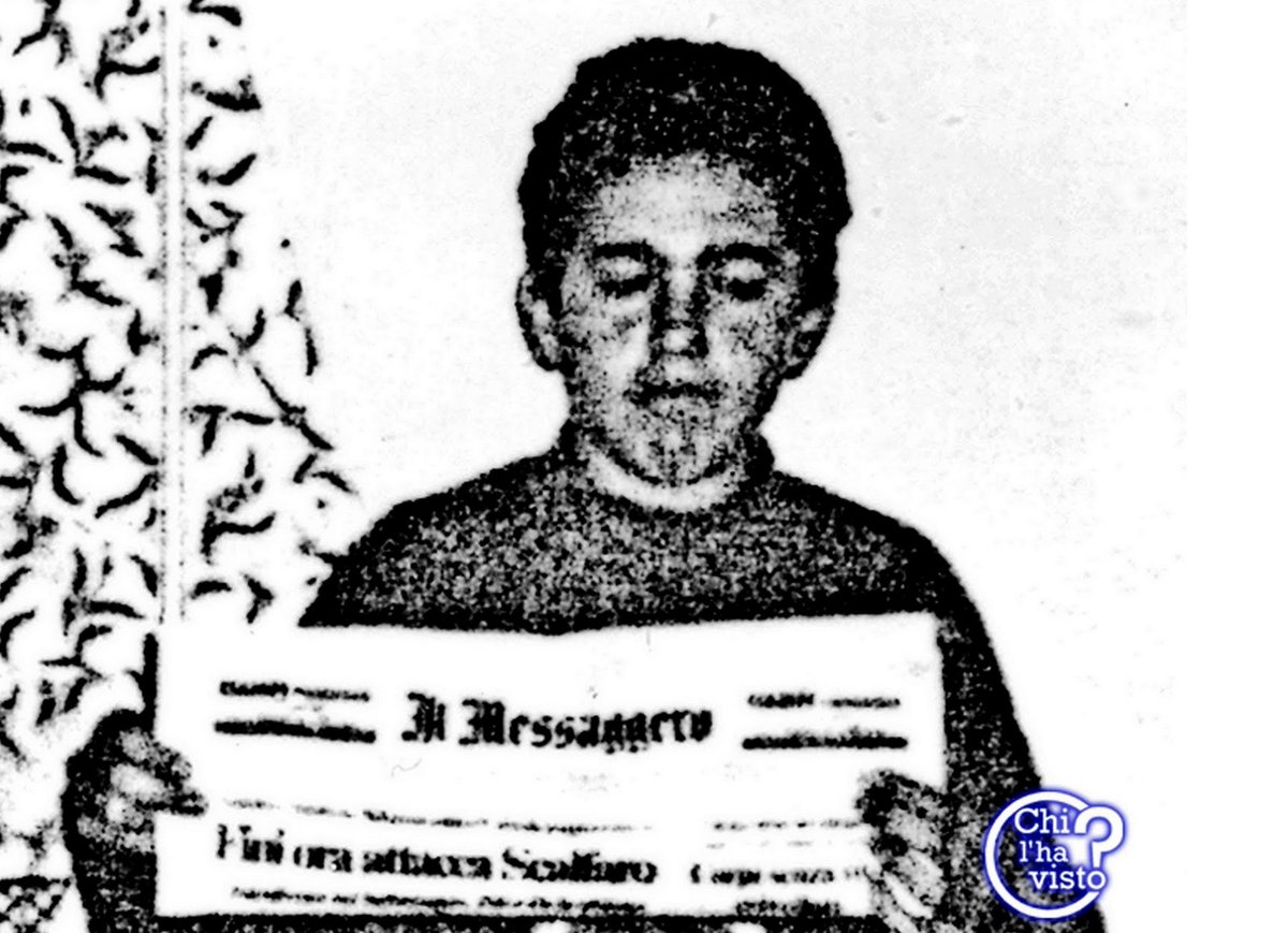 On 1 December 1983 Giuseppe's family receive a photo of the boy holding a newspaper dated 29 November and a message saying, "Keep your mouth shut". Thus, it is clear that Giuseppe is being held in an attempt to silence his father >> 5