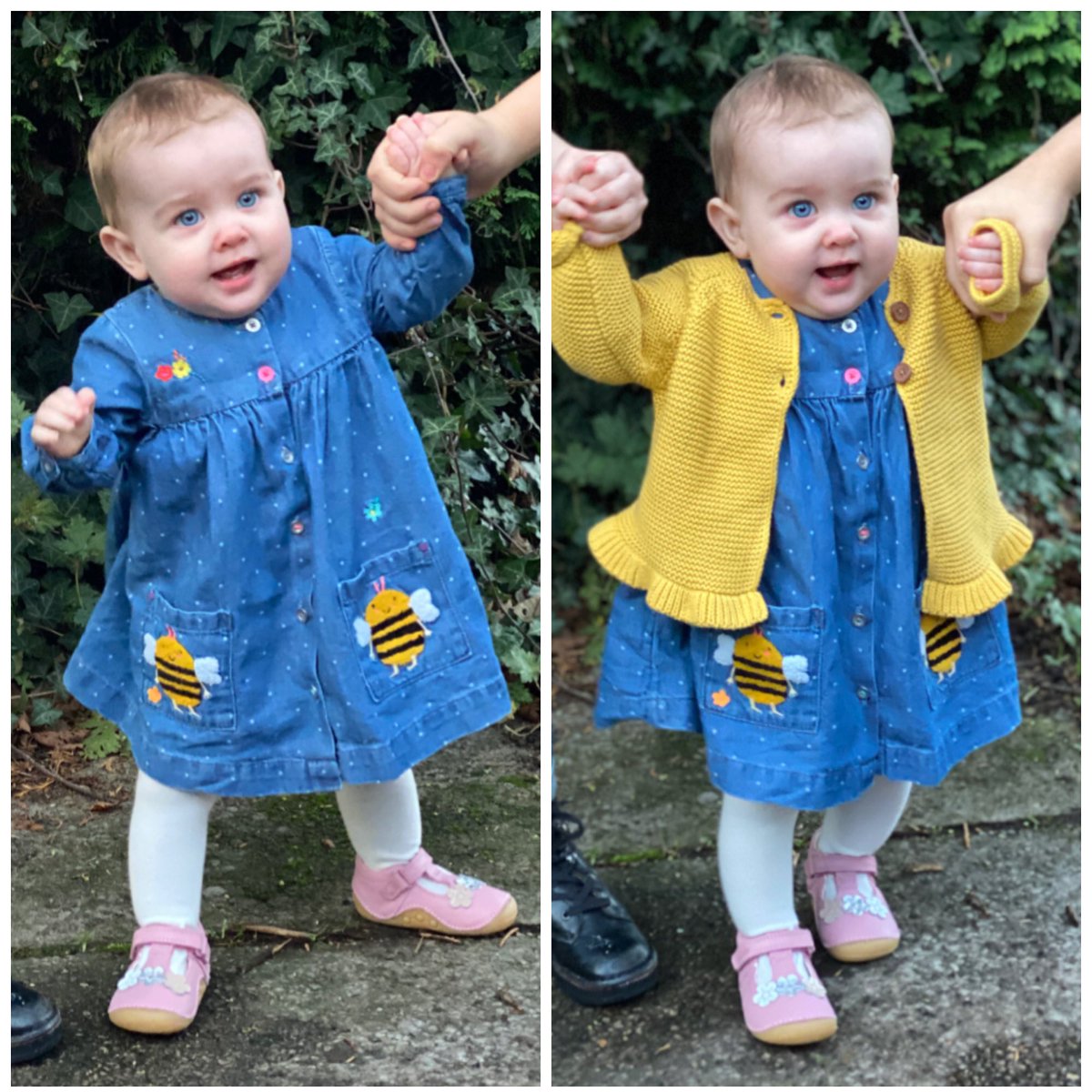 Mollys first proper shoes 😍 <a href="/clarksshoes/">Clarks Shoes</a> they are so cute x