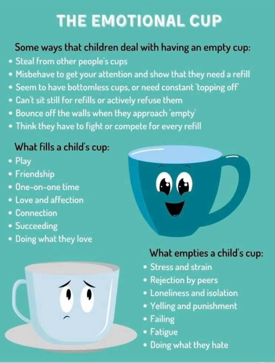 Be that person who fills that child's cup. Be there. Listen. Connect. Show them you care. Every little person deserves this. 💙