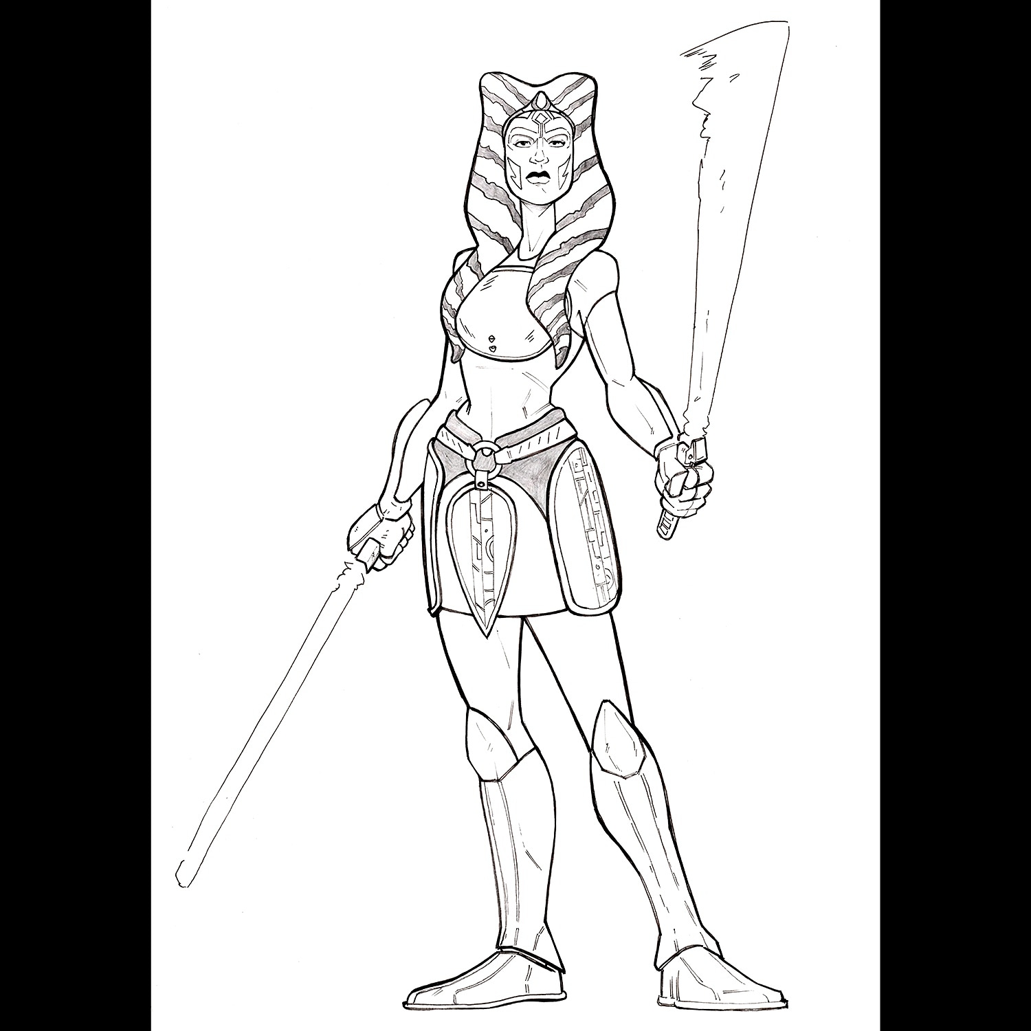 star wars clone wars ahsoka coloring pages