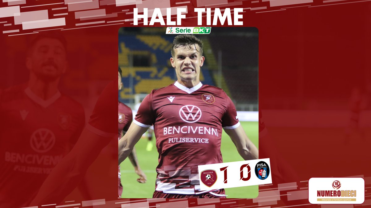 Reggina_1914's tweet photo. ⏸ | HALF TIME
Siamo avanti all'intervallo.
#RgiPis 1️⃣-0️⃣ #SerieBKT https://t.co/Sw979ipbzP