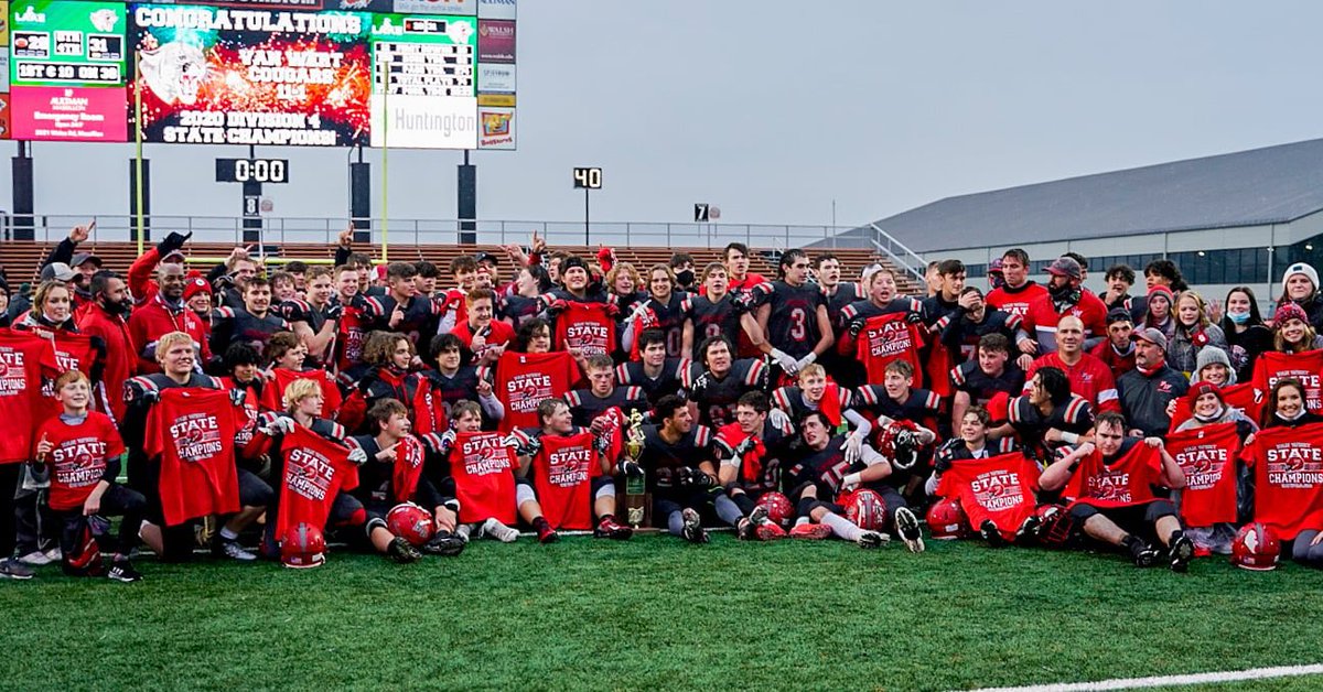 tbsports's tweet photo. Your 2020 State Champion Van Wert Cougars! https://t.co/f7hodth5j0