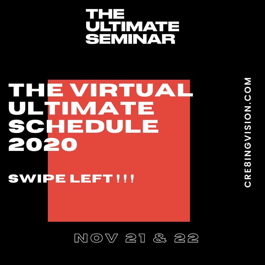 ChidiDigital's tweet photo. @cre8ingvision This was absolutely the best weekend of the yearโผ๏ธ
#ultimateseminar #mashwork #ultimateseminar2020 https://t.co/yE5bNLAKhi